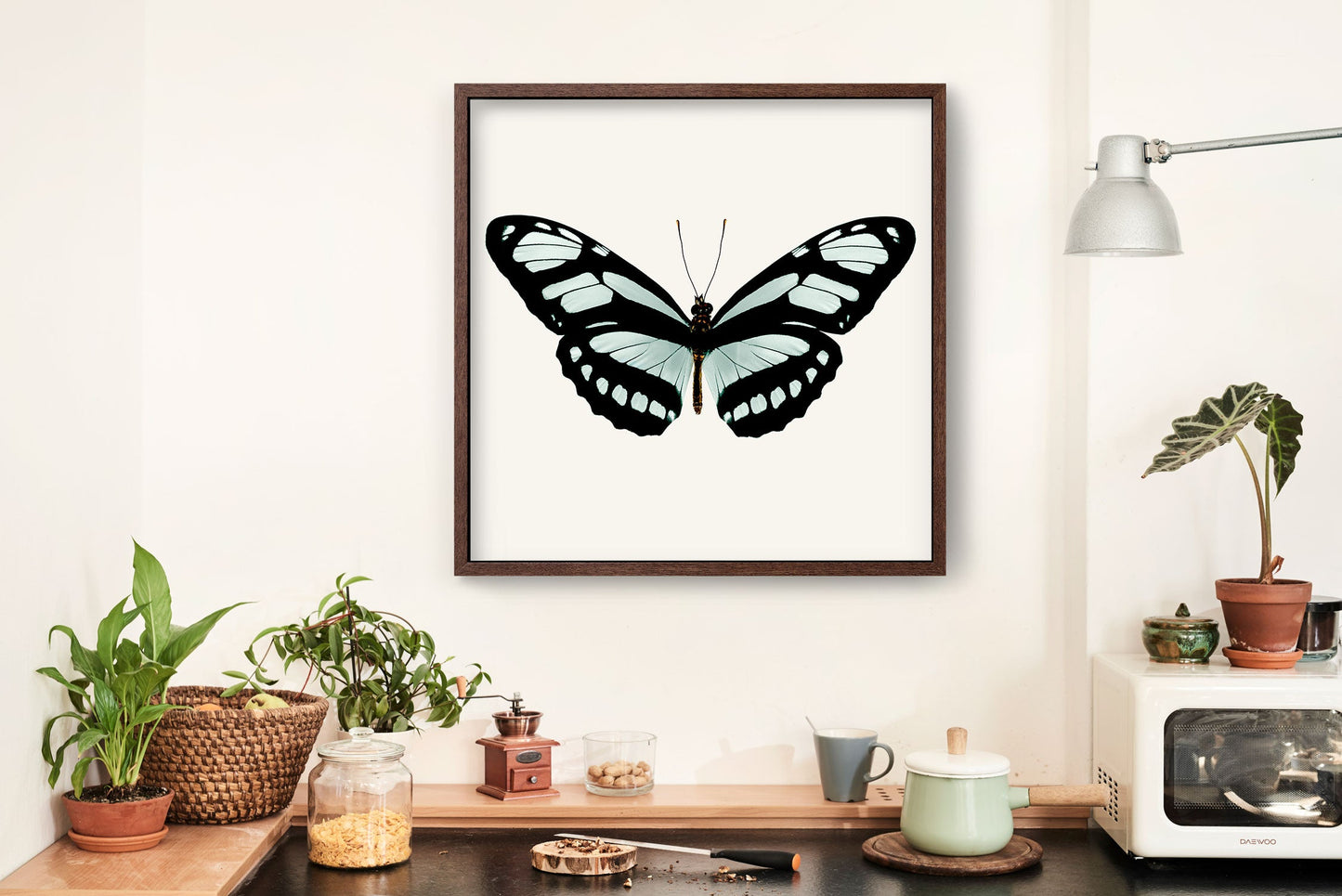 Bamboo Page Butterfly  - Instant Digital Download